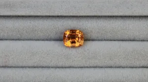 1.60ct Cushion Mandarin Garnet