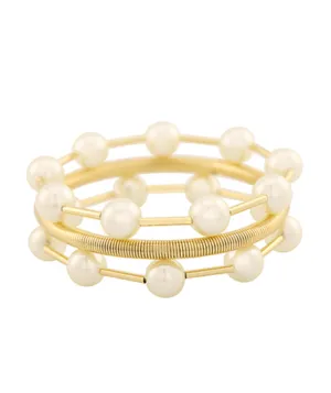 3 ROW PEARL BRACELET