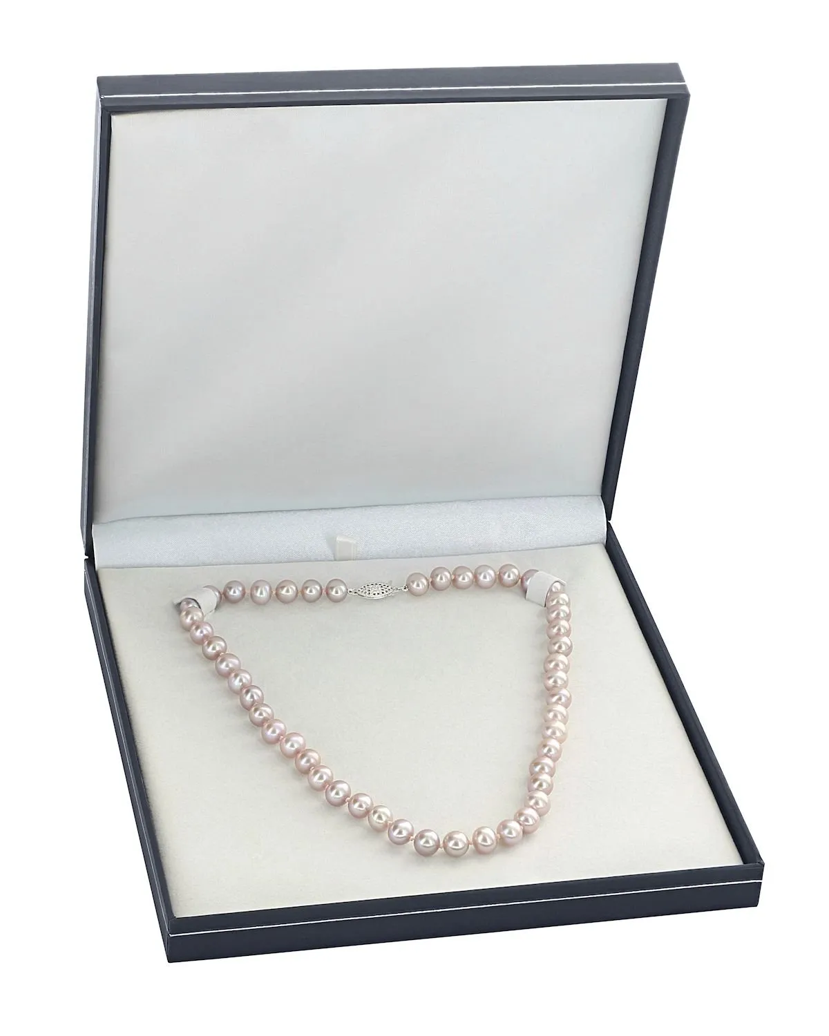 7.0-7.5mm Peach Freshwater Pearl Necklace - AAAA Quality