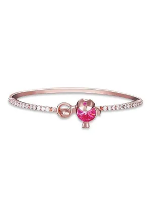 Austria Crystal 925 Sterling Silver Bangle