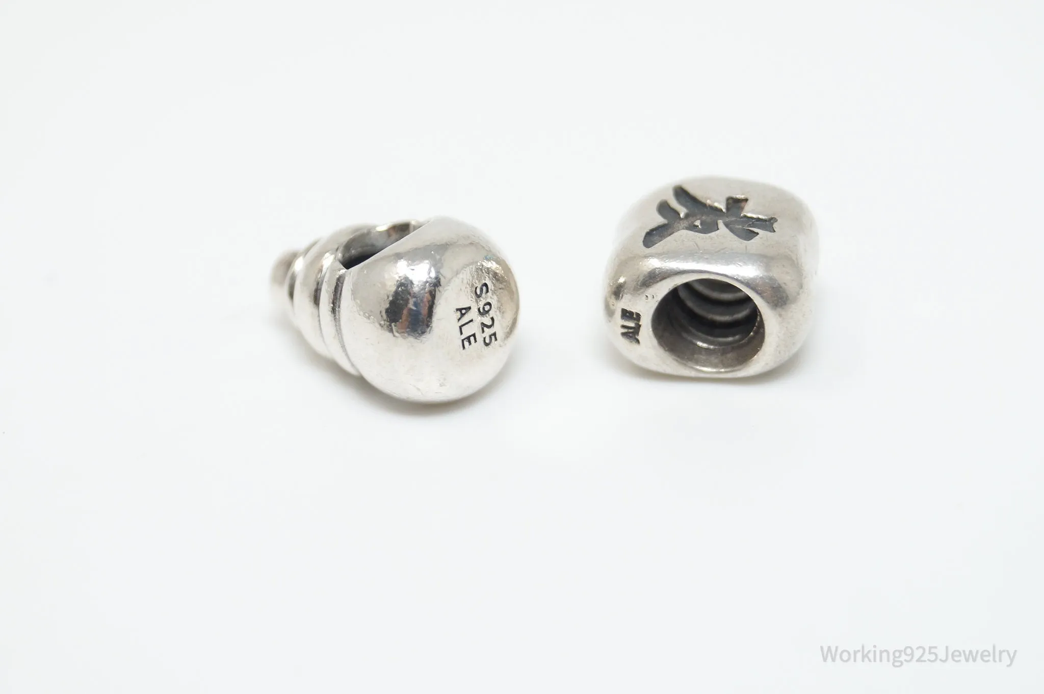 Authentic Pandora ALE Snowman Chinese Friendship Sterling Silver Charm Set