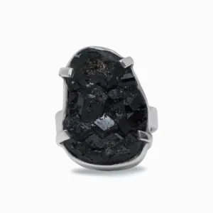 Black Garnet Ring