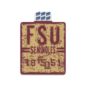 Blue 84 FSU Seminoles 1851 Rectangle Decal