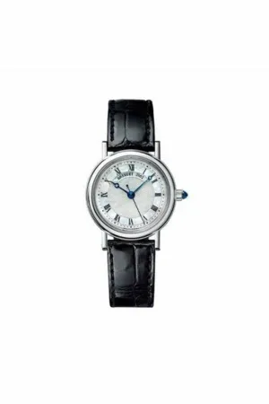 breguet classique mother of pearl dial 18k white gold ladies watch ref. 8067bb52964