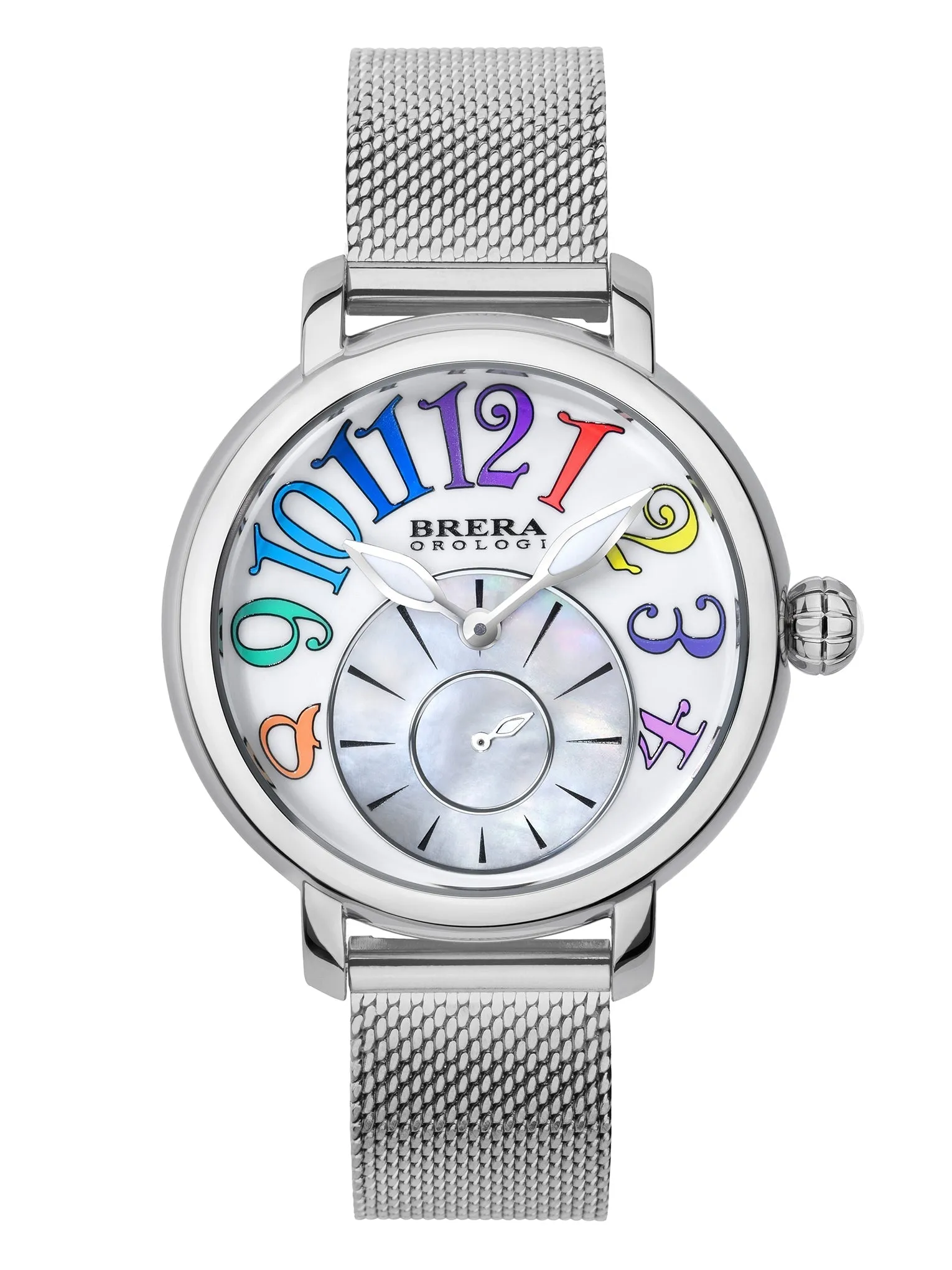 Brera Orologi "Valentina Modern" BRVAMO3801 Silver/MOP Women's Watch