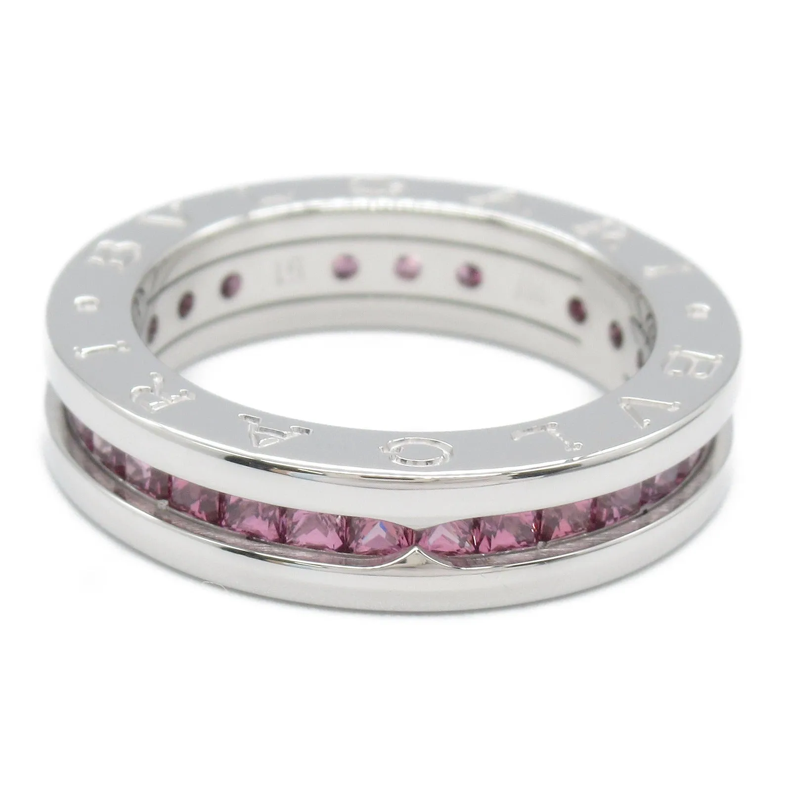 Bvlgari B-Zero1 Rhodolite Garnet Ring K18WG