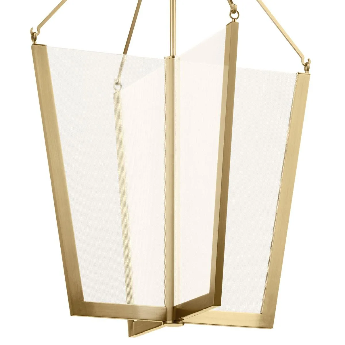 Calters 21 in. LED Pendant Light Gold Finish