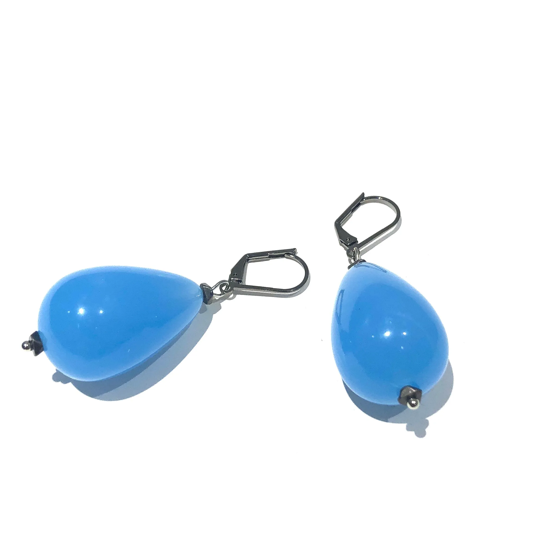 Chambray Blue Opal Nola Earrings