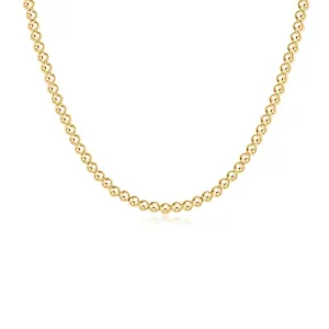 Choker Classic Gold 4mm Bead