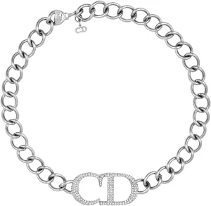 Christian Dior Fall 2000 CD Pavé Choker Necklace