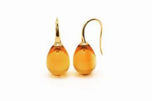 Citrine Vela Drop earring