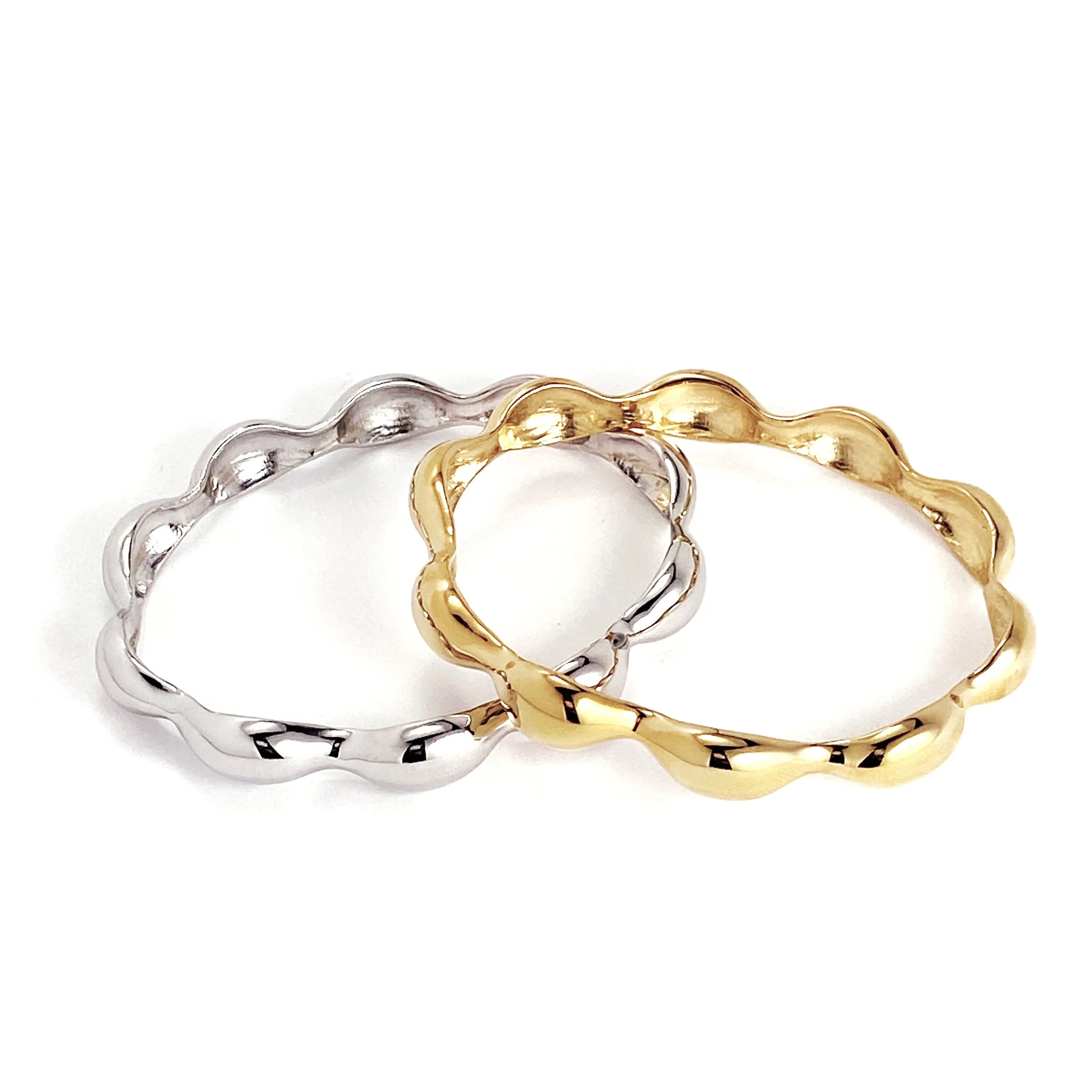 Contour Bangle - Gold