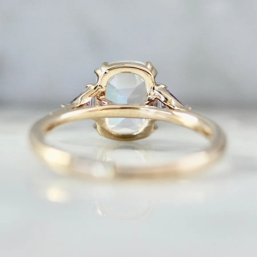 Dream Hour Cushion Cut Moonstone Ring