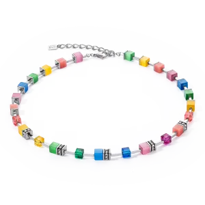 GeoCUBE® Iconic Pure Necklace Rainbow