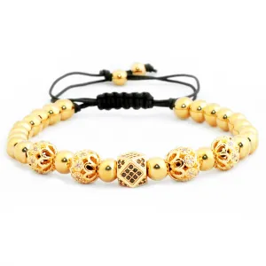 GOLD & CZ ZIRCON BRACELET