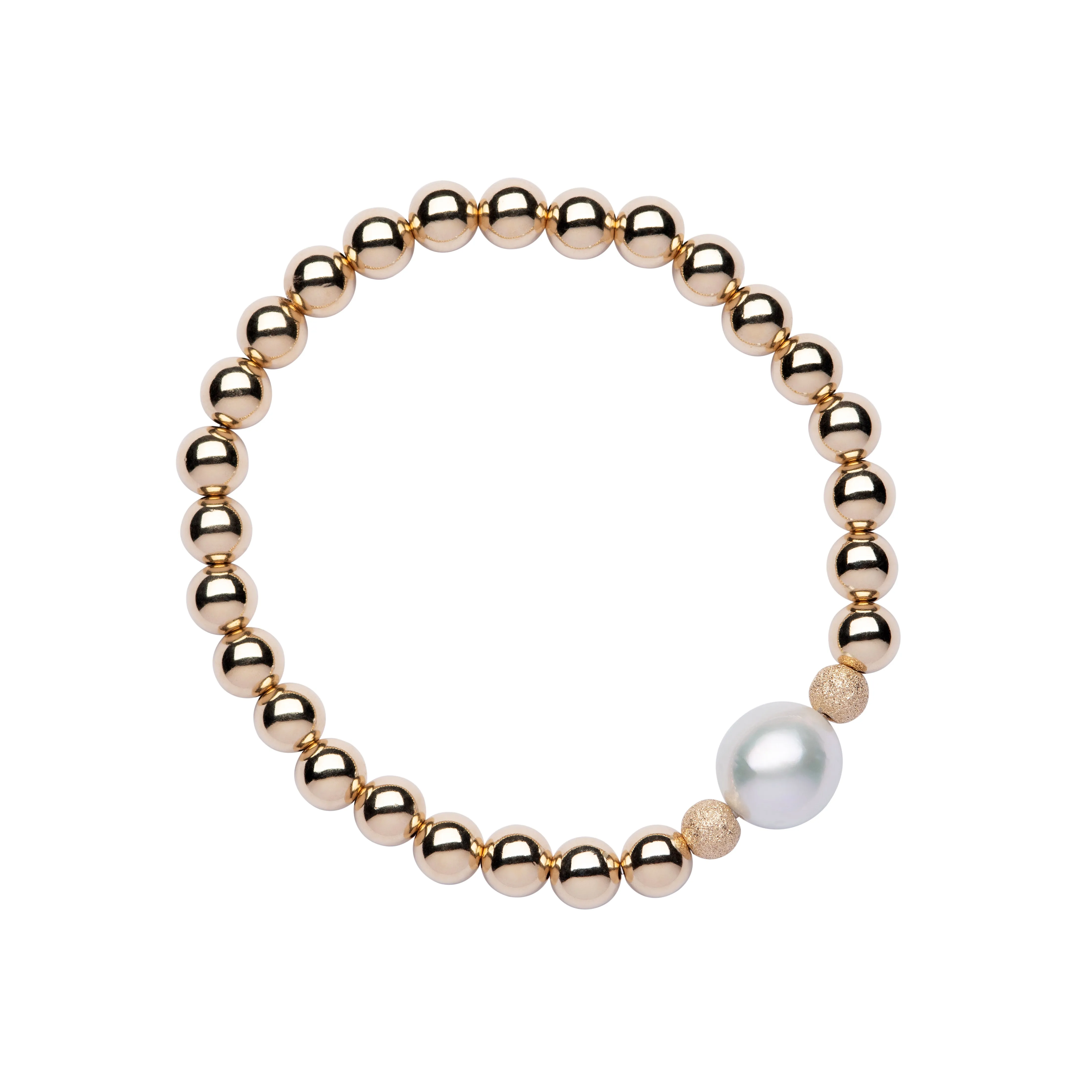 Gold Bead Bracelet