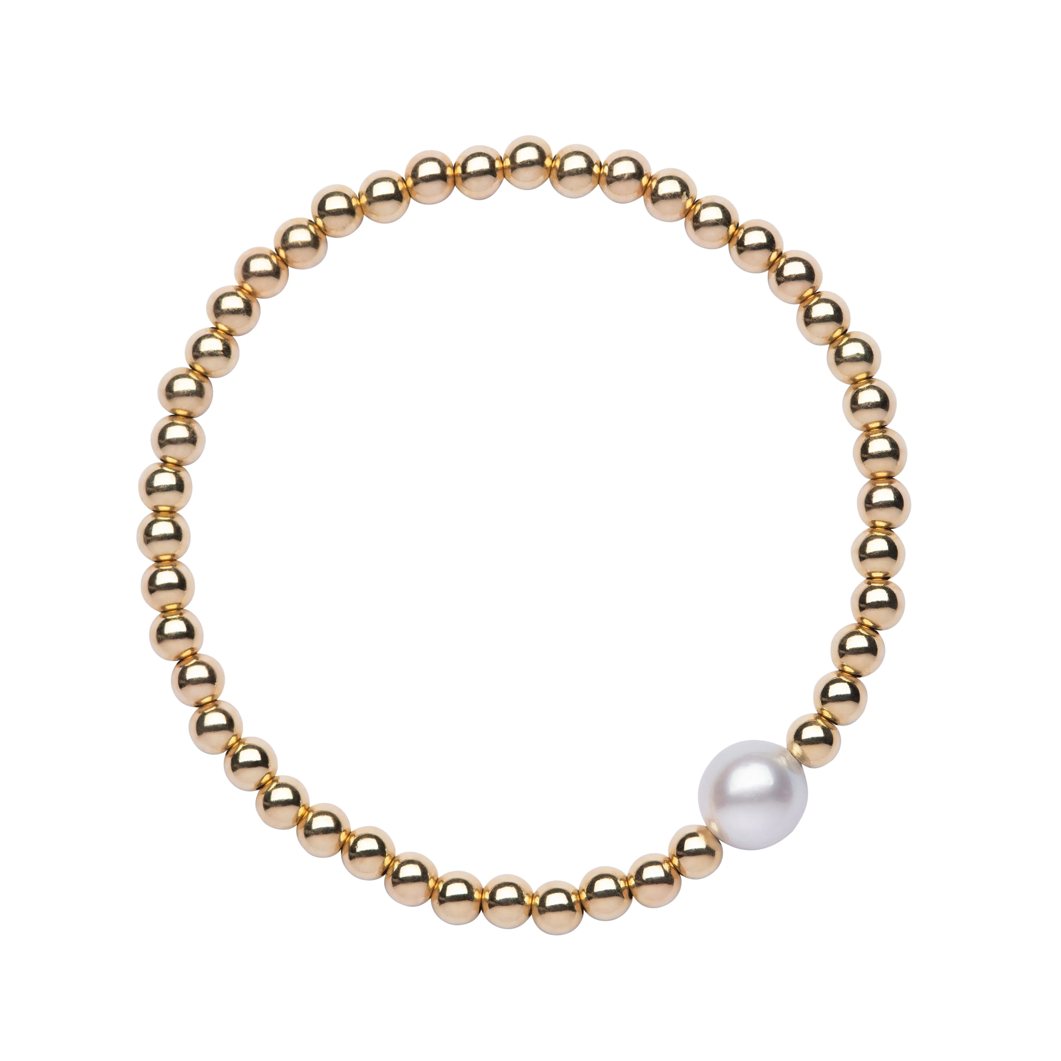 Gold Bead Bracelet