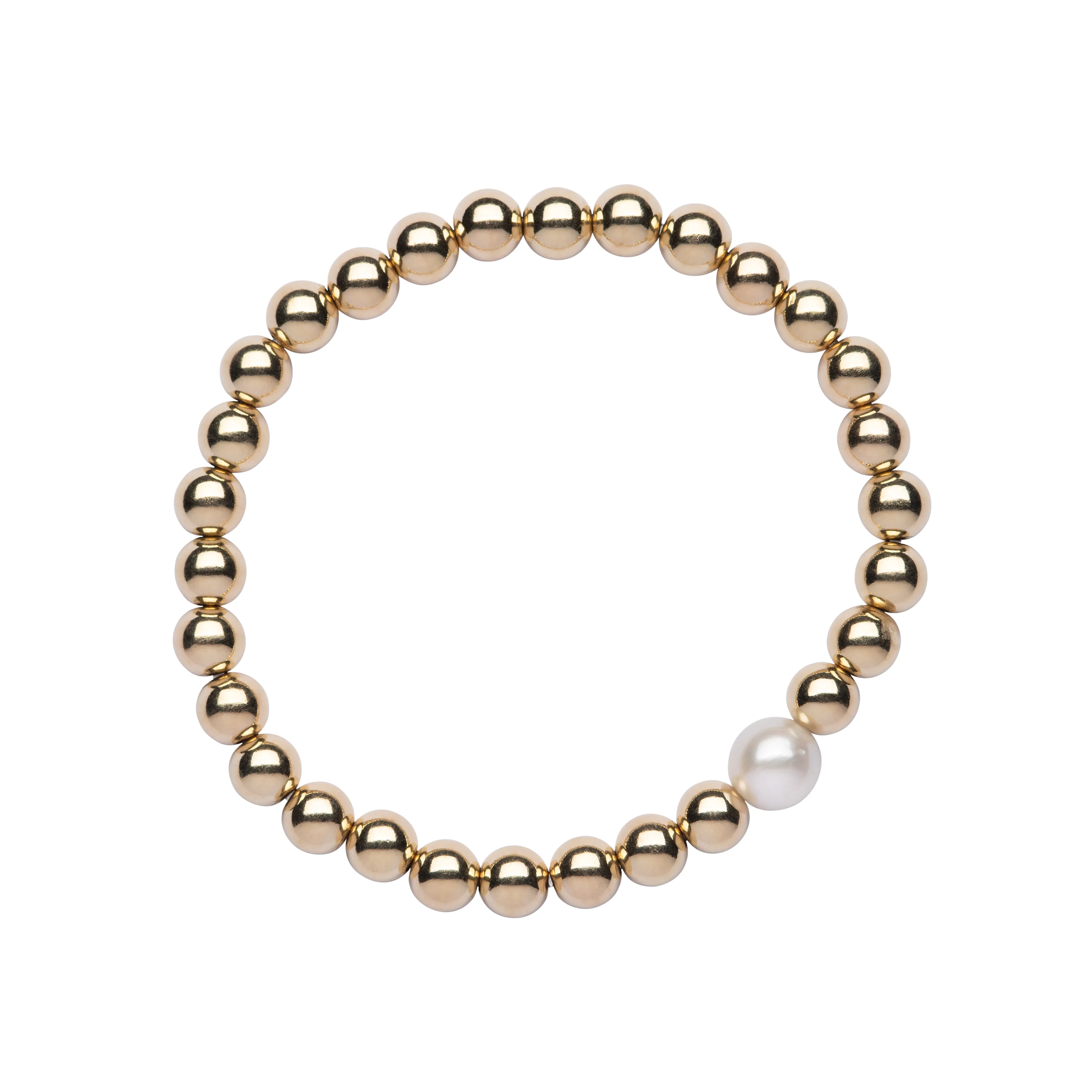 Gold Bead Bracelet