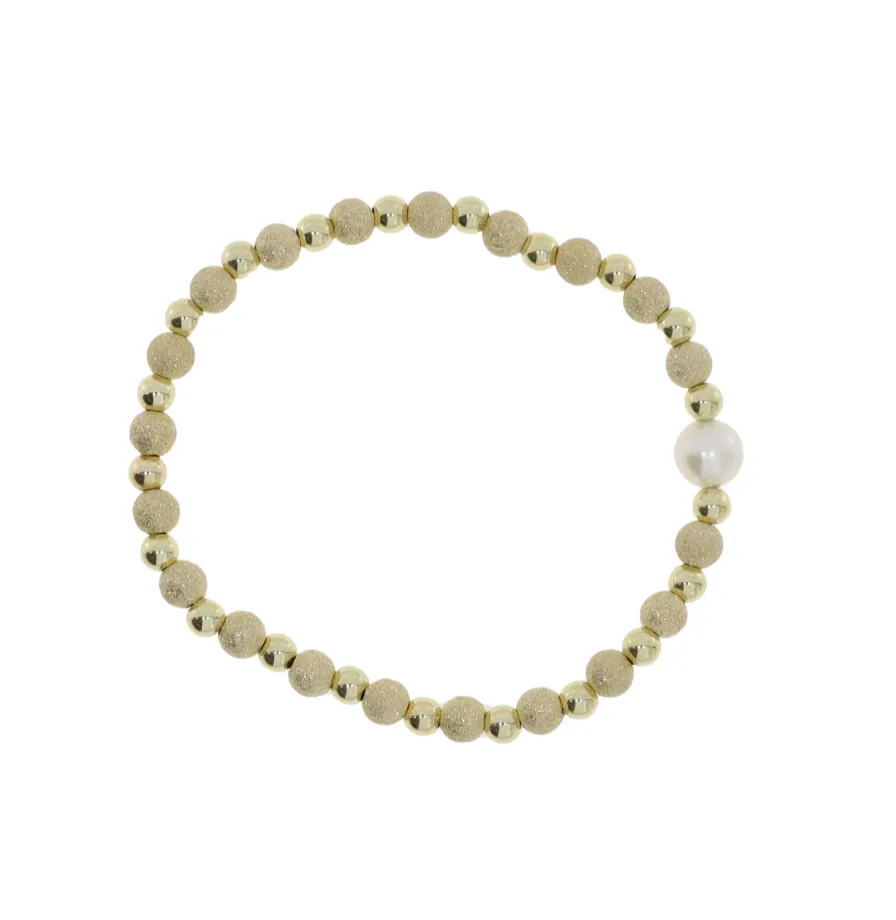 Gold Bead Bracelet