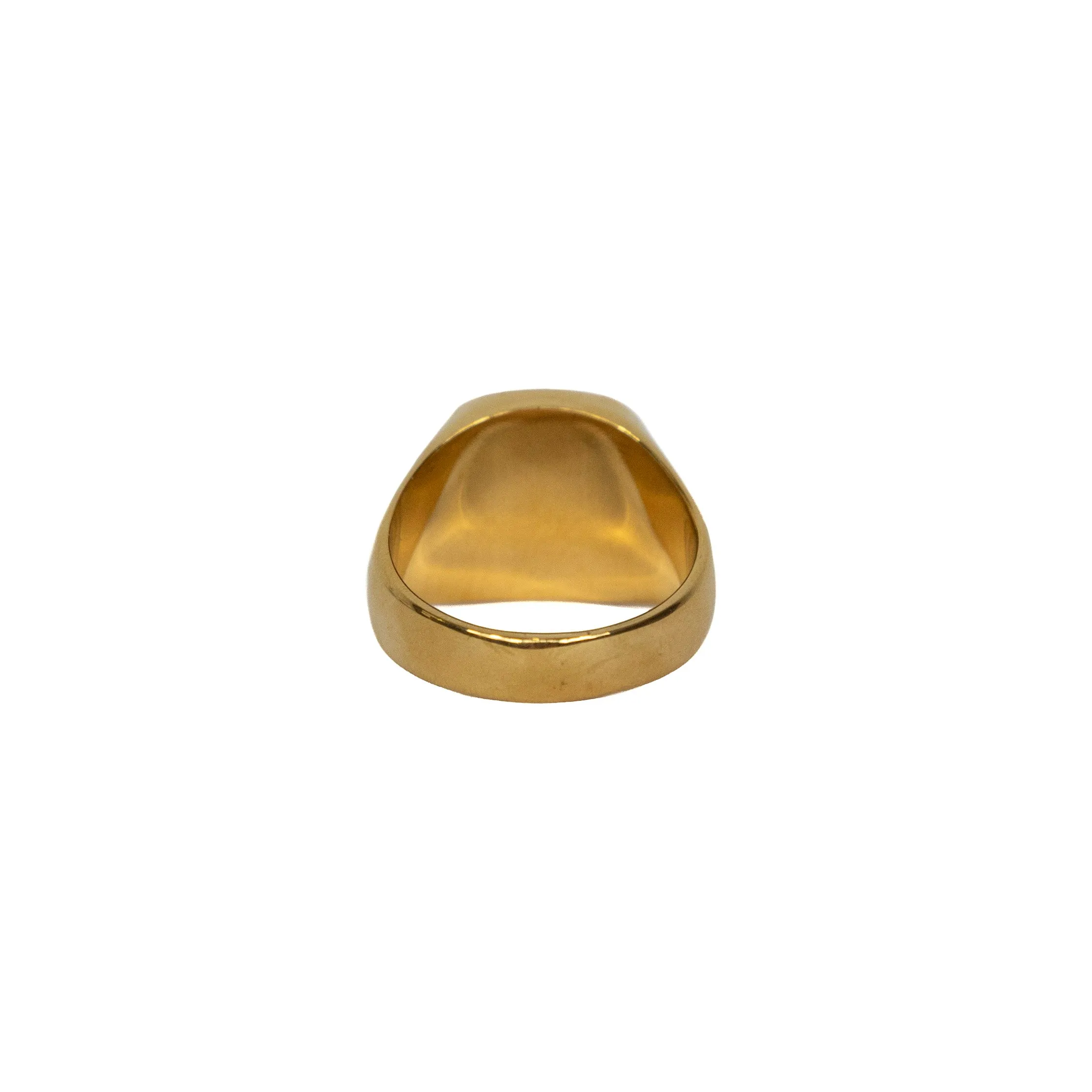 Gold Square Signet Ring