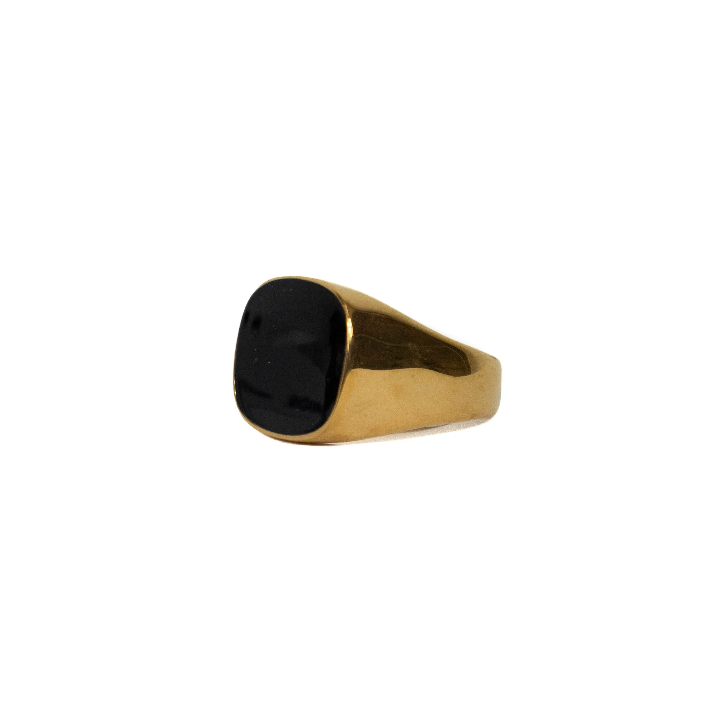 Gold Square Signet Ring