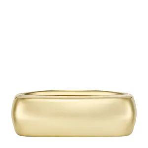 Heritage D-Link Glitz Gold-Tone Stainless Steel Signet Ring