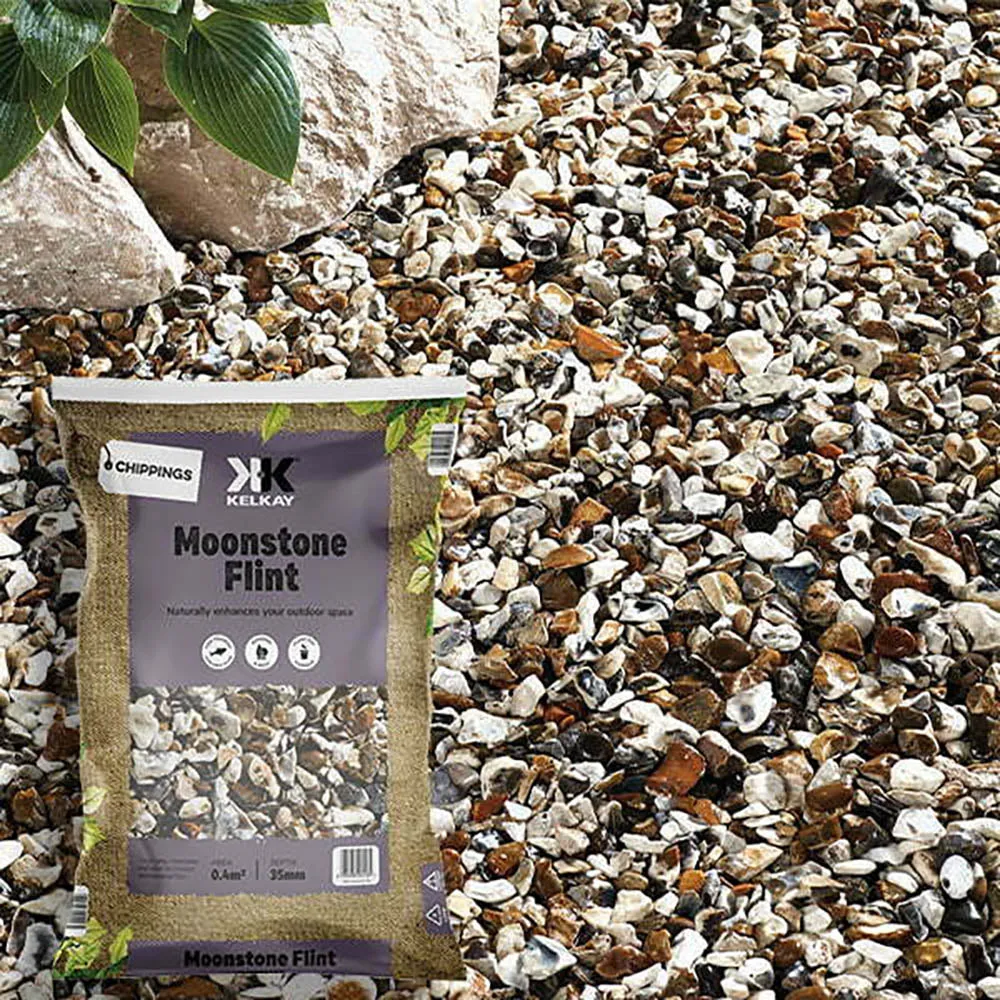 Kelkay Moonstone Flint Chippings Bulk Bag