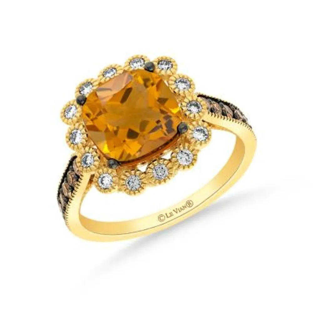 Le Vian Cinnamon Citrine® Diamond Ring