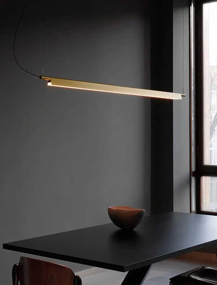 Linear Pendant light luminaire Suspension Lamp