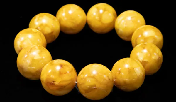 Luxury Marble Butterscotch Baltic Amber Bracelet