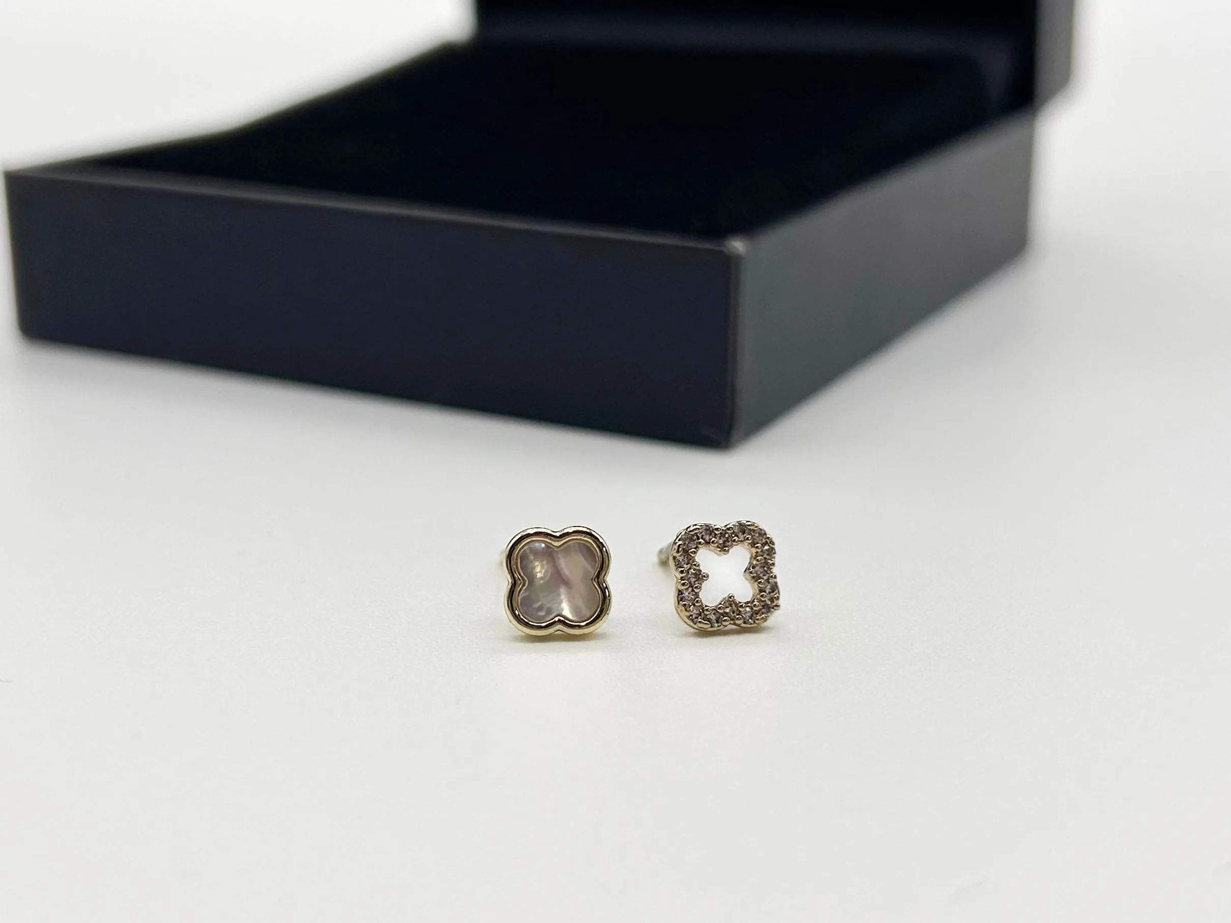 Maeve Floral Cross Studs