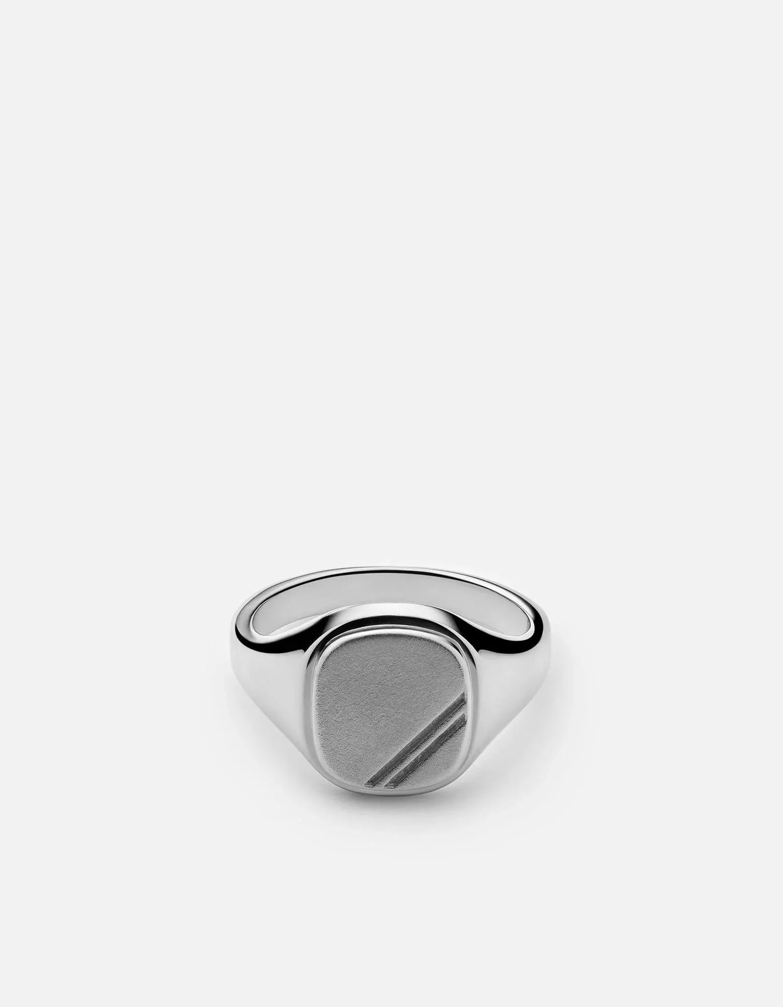 Miansai Square Step Sterling Silver Ring