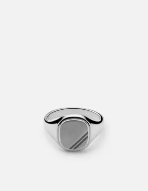 Miansai Square Step Sterling Silver Ring