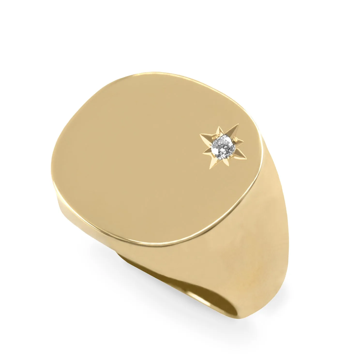 Mila gold Ring white diamond