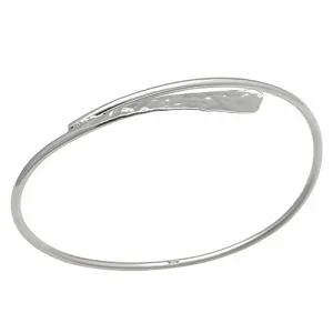 MM M5-397 HALF HAMMERED BYPASS BANGLE