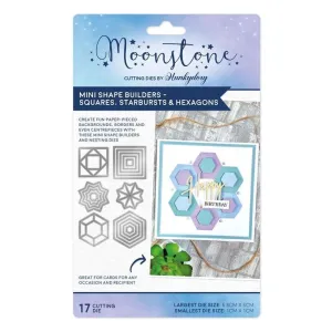 Moonstone Dies - Mini Shape Builders - Squares, Starbursts & Hexagons