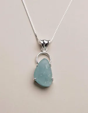 Natural Aquamarine Necklace