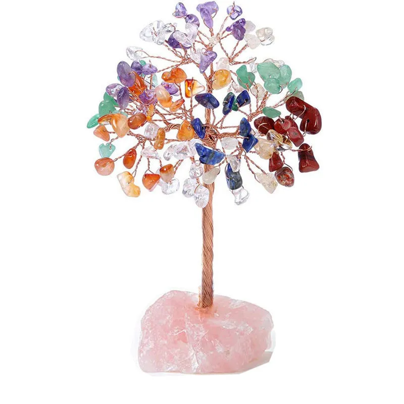 Natural Crystal Tree Fluorite Base Ornaments