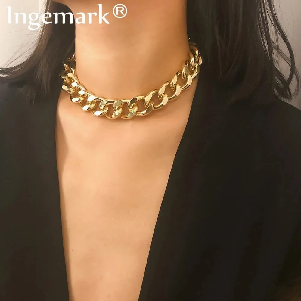 Punk Miami Cuban Choker Necklace