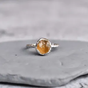 Raw Beauty - Citrine Ring