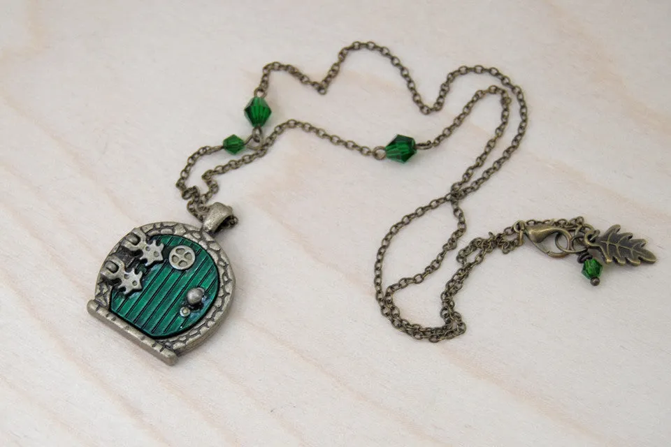 Sam and Frodo BFF Necklaces | Hobbit Door Lockets | Lord of the Rings Necklace | TWO Necklaces