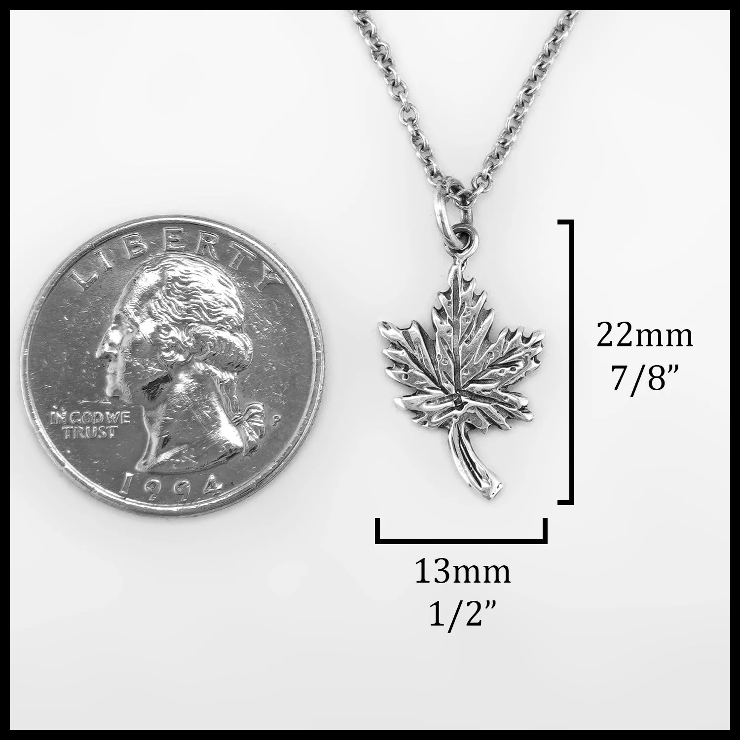 Small Maple Leaf Pendant