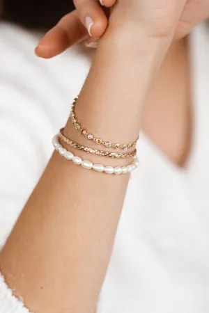 Social Mini Pearl Braclet