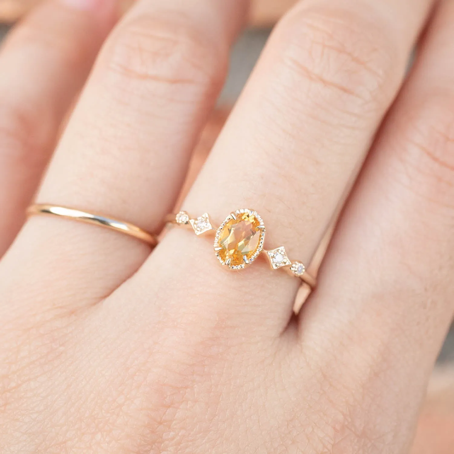 Stella Ring Citrine