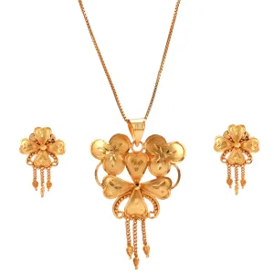 Tripple Sushni Locket Set With Chain (18 Inch)