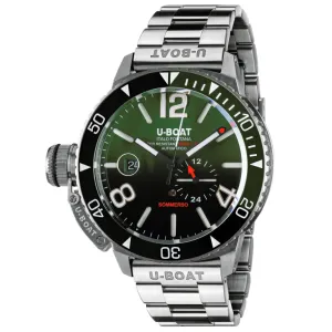 U-Boat Diver Watch Automatic Sommerso Ceramic Green MT 9520/MT